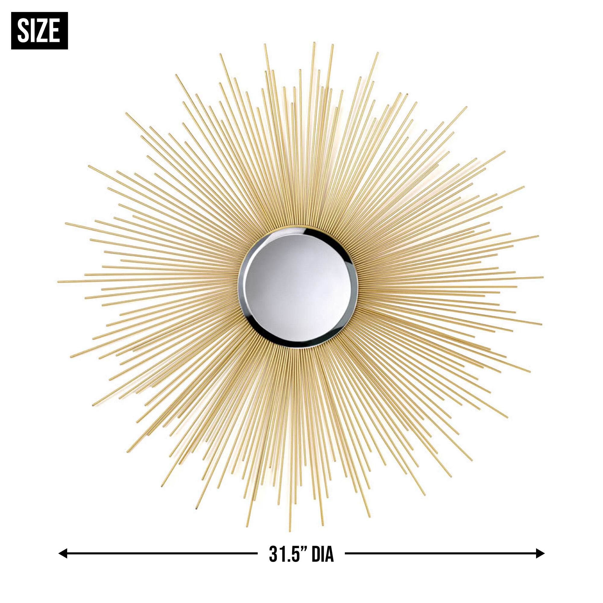 32" Golden Rays Mirror